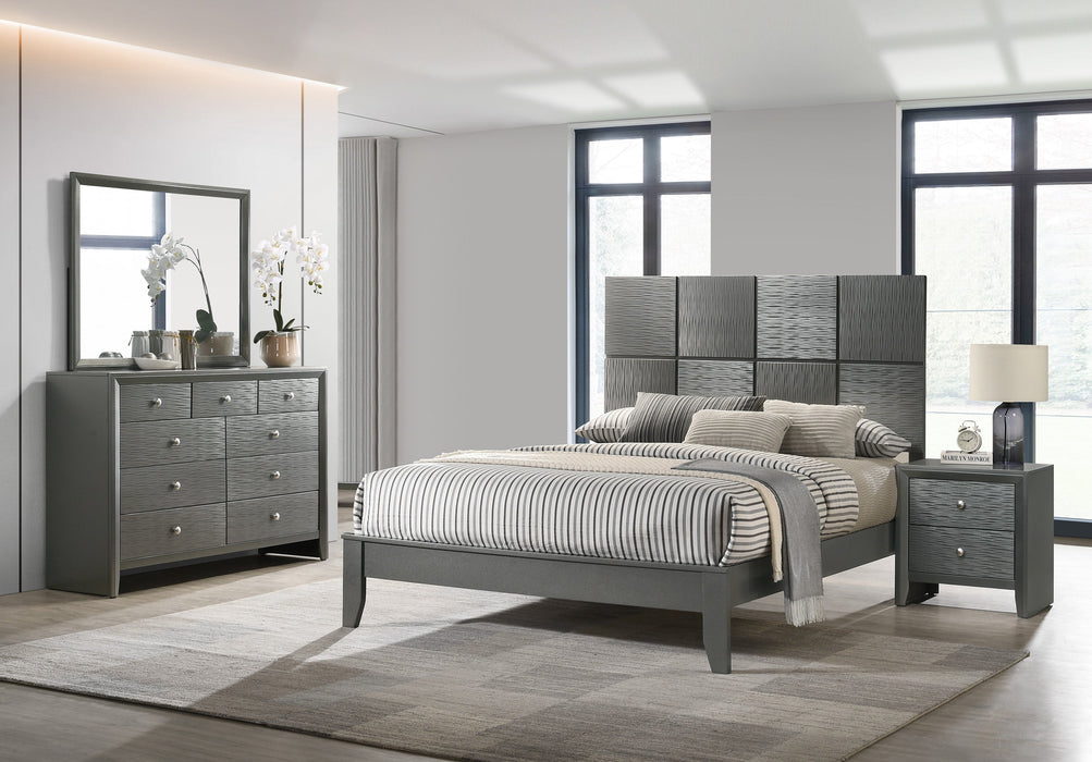 Denker Gunmetal Panel Youth Bedroom Set