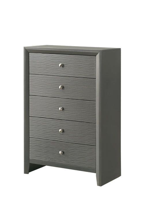 Denker Gunmetal Panel Youth Bedroom Set