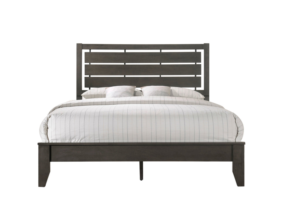 Evan Gray Panel Bedroom Set