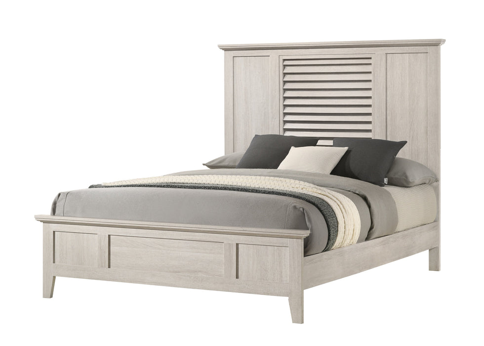 Sarter White Panel Bedroom Set