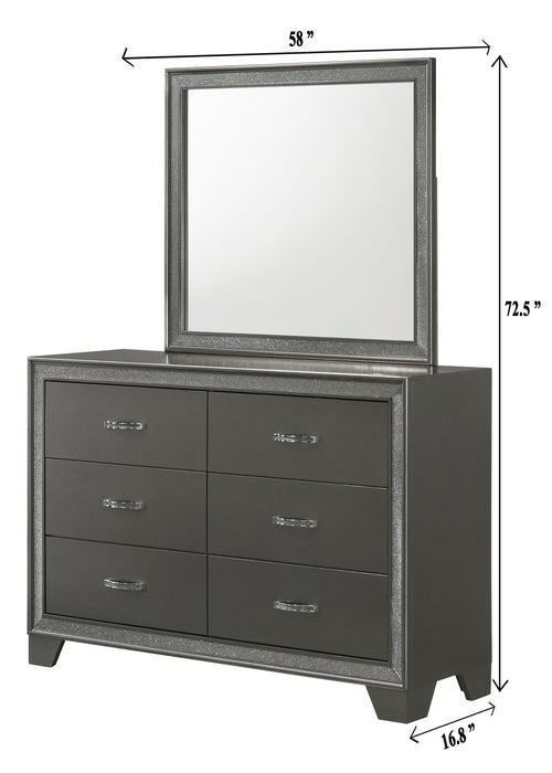 Kaia Gray Panel Bedroom Set