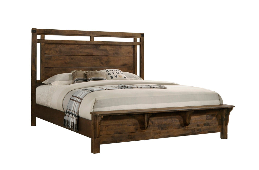 Curtis Brown King Panel Bed