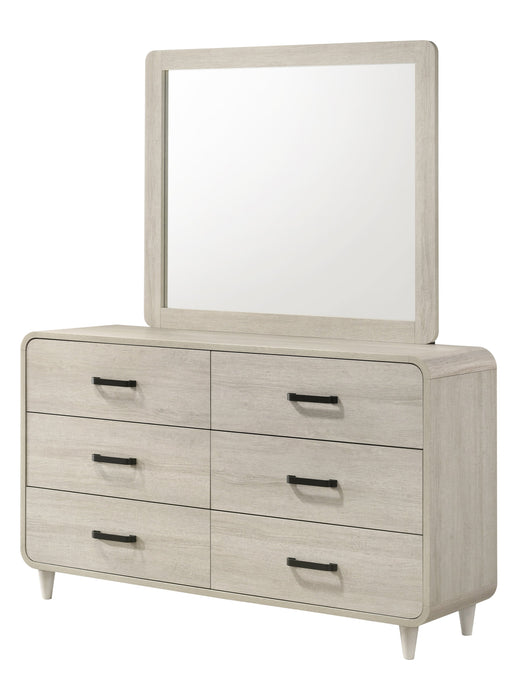 Nyomi White Bedroom Mirror (Mirror Only)