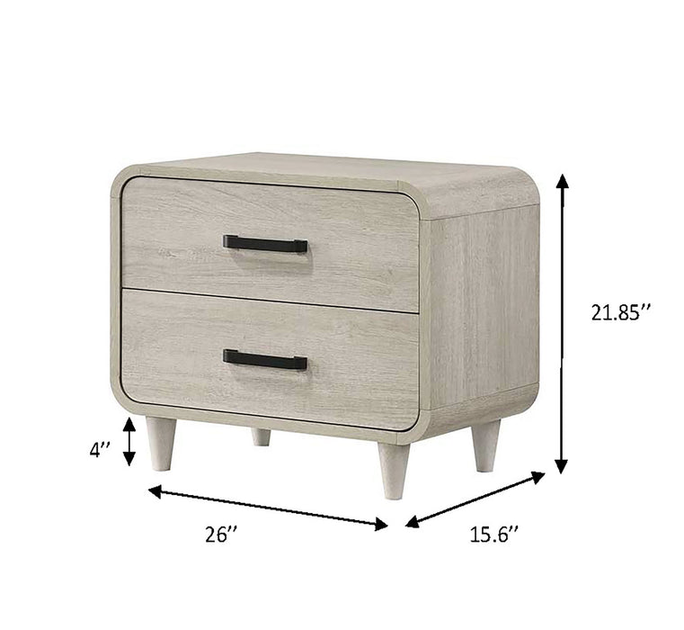 Nyomi White Nightstand