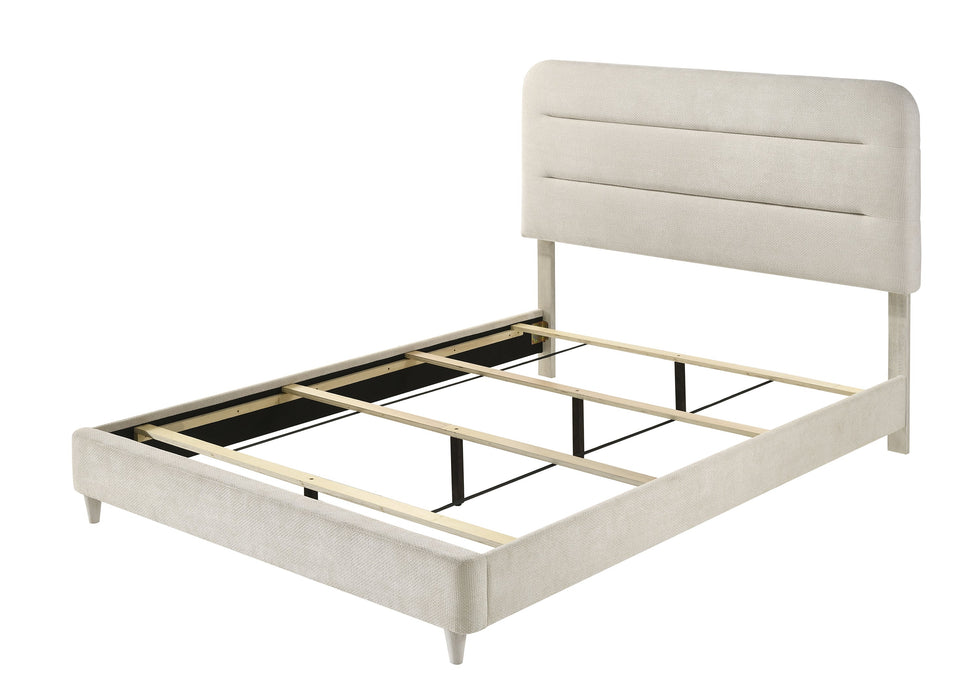 Nyomi White King Bed