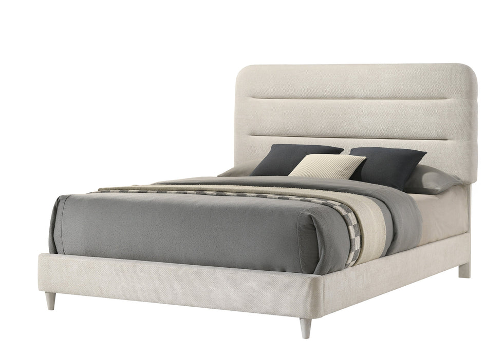 Nyomi White Upholstered Bedroom Set