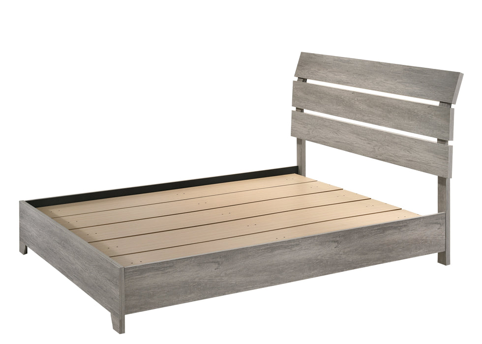 Tundra Gray Platform Bedroom Set