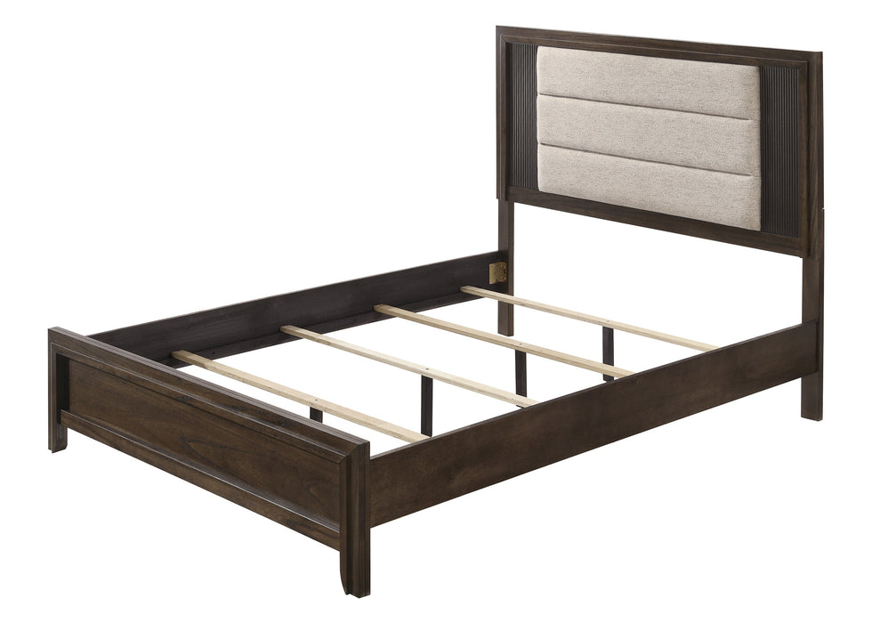 Carlton Brown Queen Panel Bed