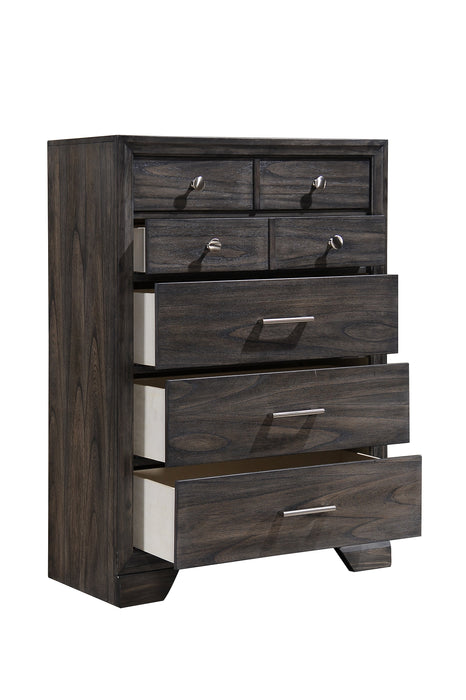 Jaymes Gray Storage Platform Bedroom Set