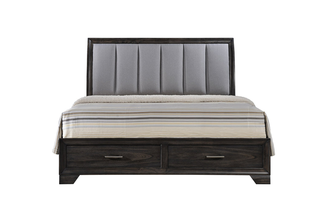 Jaymes Gray Storage Platform Bedroom Set