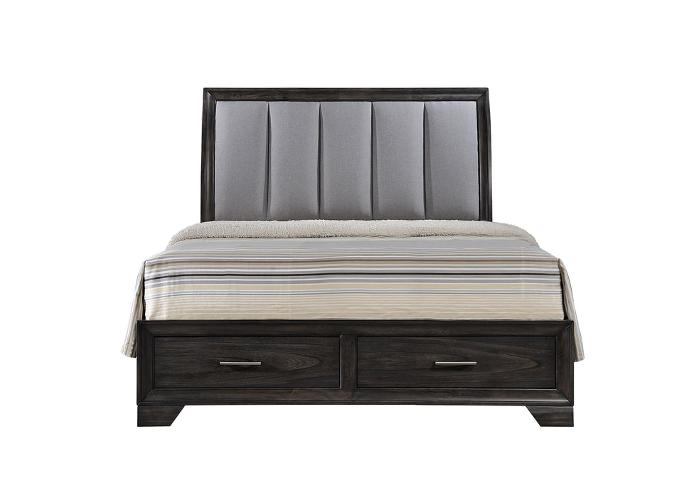 Jaymes Gray Storage Platform Bedroom Set