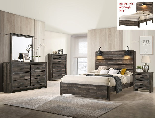 Carter Brown Platform Youth Bedroom Set