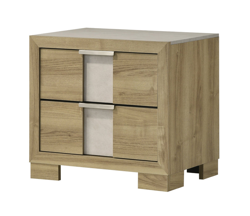 Rangley Driftwood LED Panel Bedroom Set