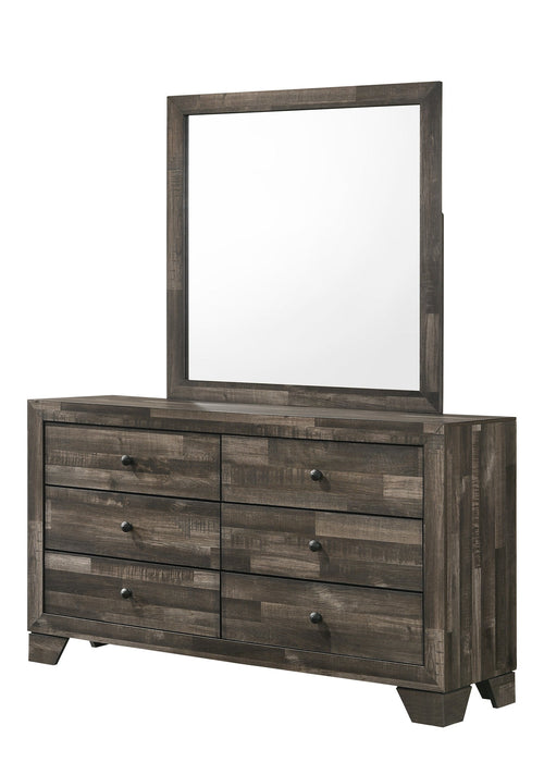 Atticus Brown Bedroom Mirror (Mirror Only)