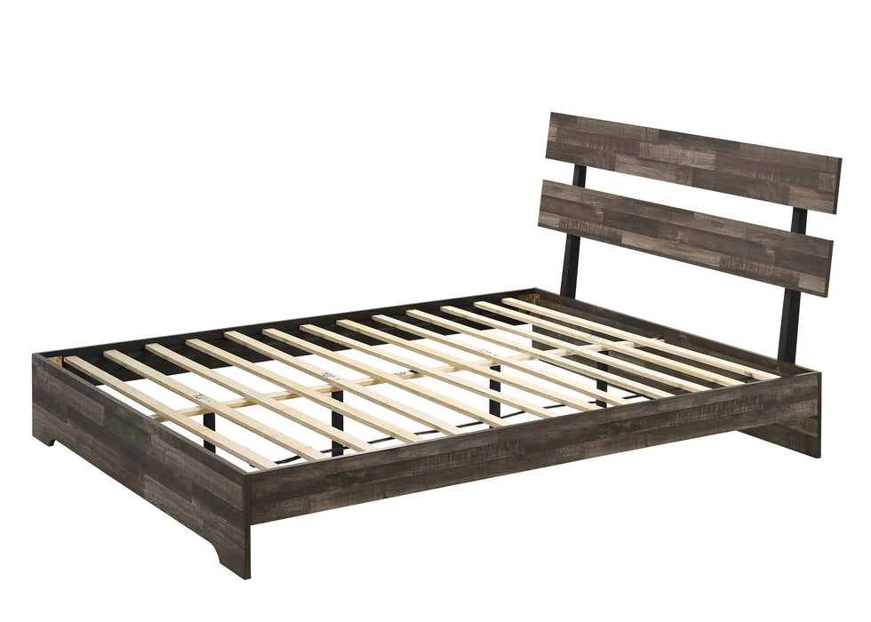 Atticus Brown King Platform Bed