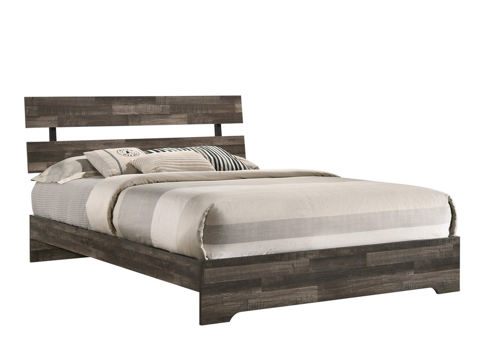 Atticus Brown Full Platform Bed