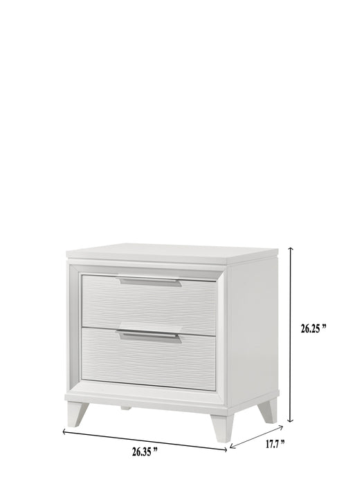 Cressida White Nightstand