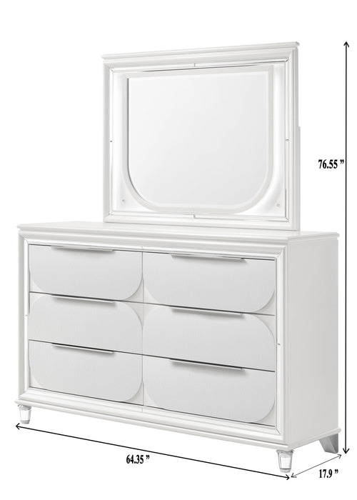 Eden White Dresser