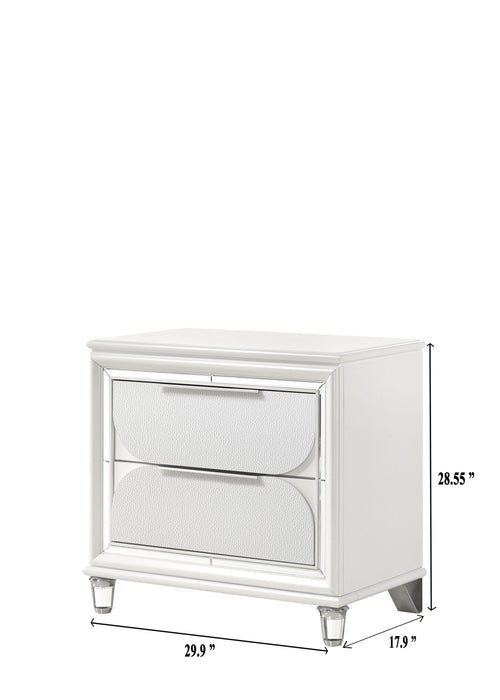 Eden White Nightstand