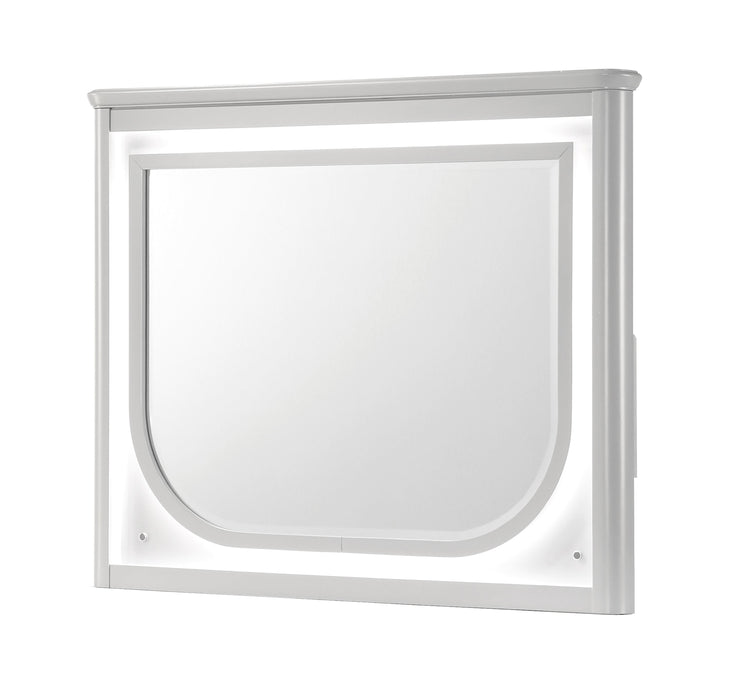 Vivian White LED Bedroom Mirror (Mirror Only)