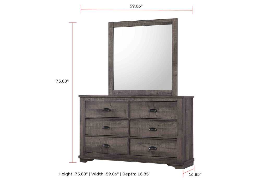 Coralee Gray Dresser