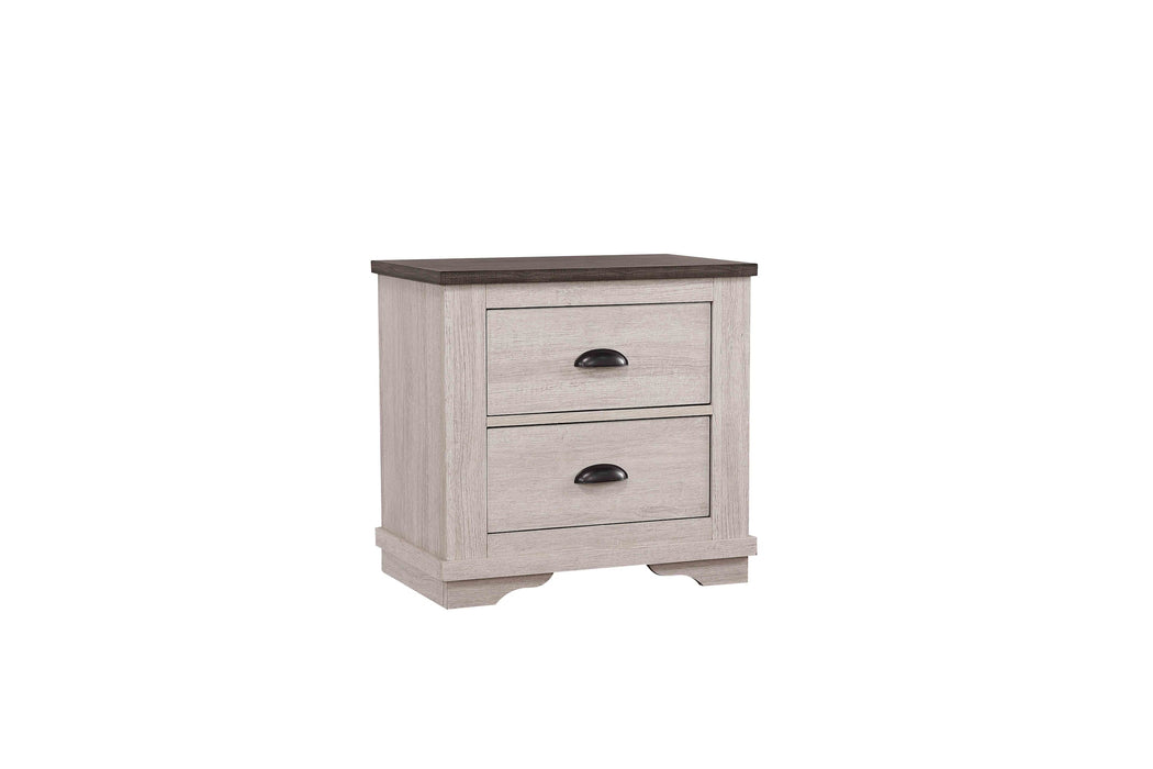 Coralee Chalk/Gray Nightstand