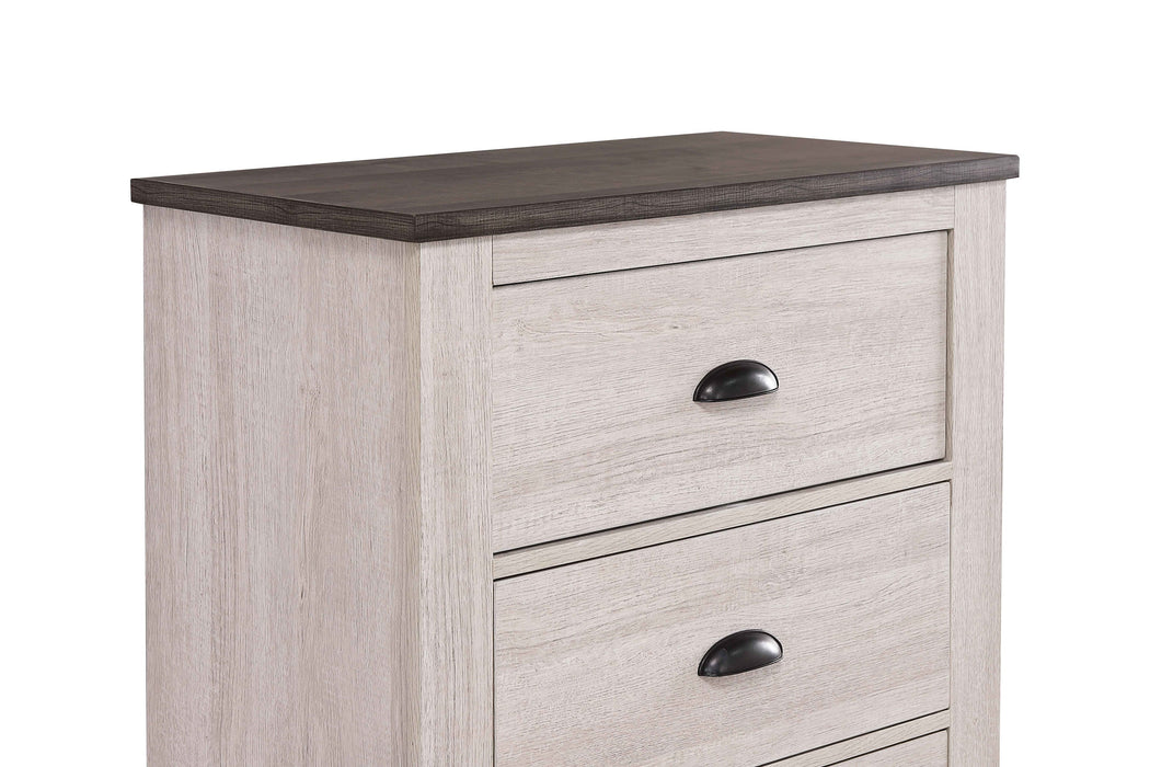 Coralee Chalk/Gray Nightstand