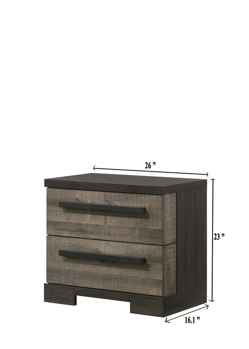 Remington Brown/Gray Panel Bedroom Set