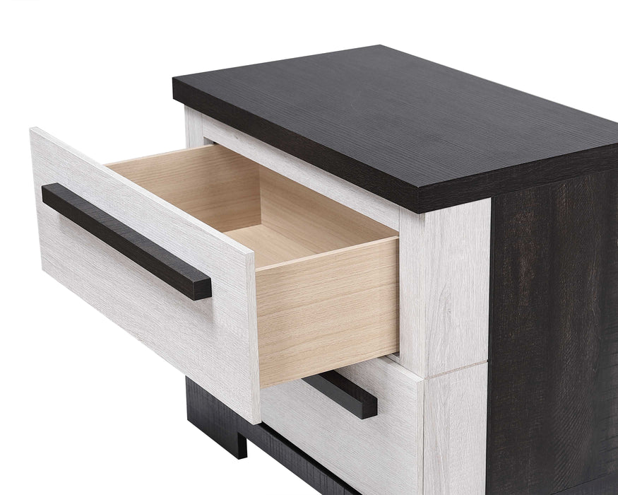 Remington Black/White Nightstand