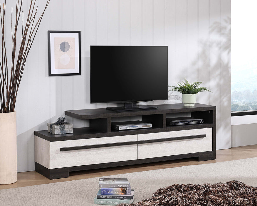 Remington Black/White 72' TV Stand