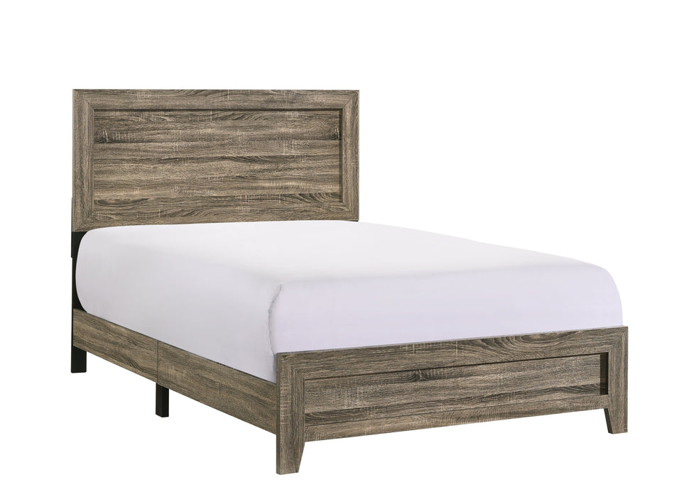 Millie Brownish Gray Full Panel Bed