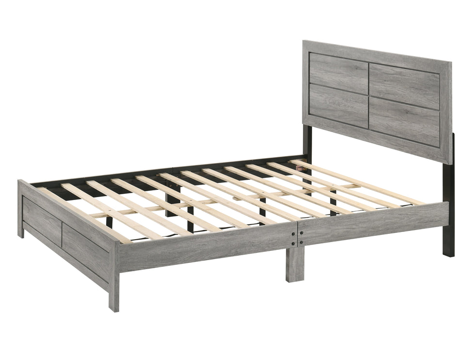 Hopkins Driftwood Queen Platform Bed