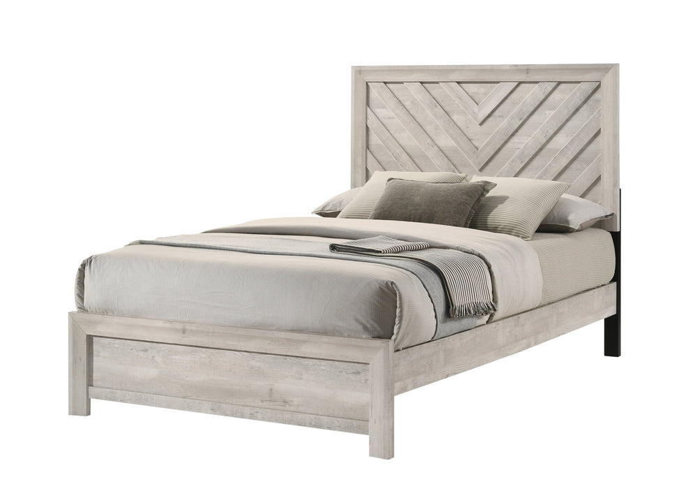 Valor Beige Full Panel Bed