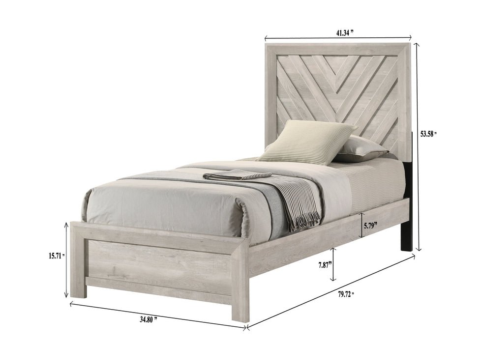 Valor Beige Youth Bedroom Set