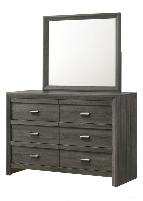 Valor Gray Bedroom Mirror (Mirror Only)