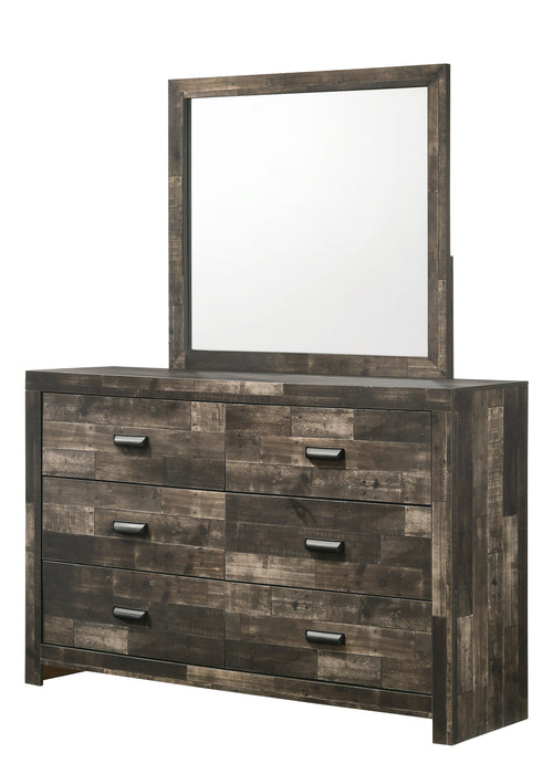 Tallulah Grayish Brown Bedroom Mirror (Mirror Only)