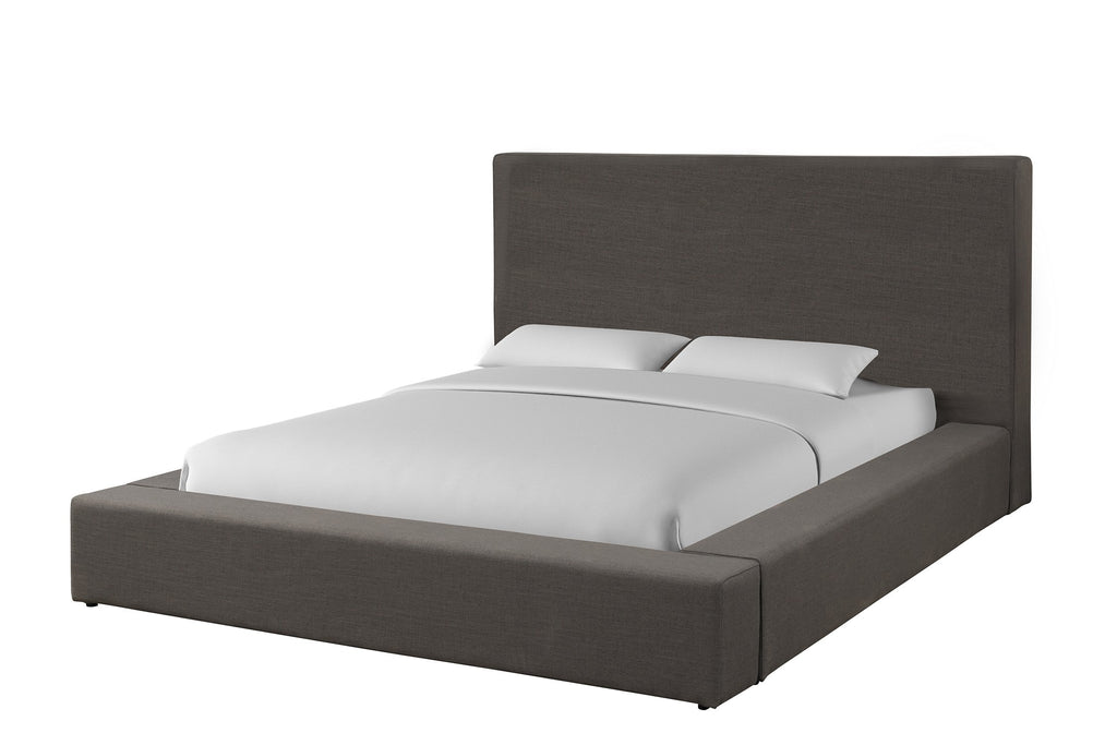 Modern Living - Heavenly Queen Bed in Flax Charcoal - BHEA#8000-3-FCH