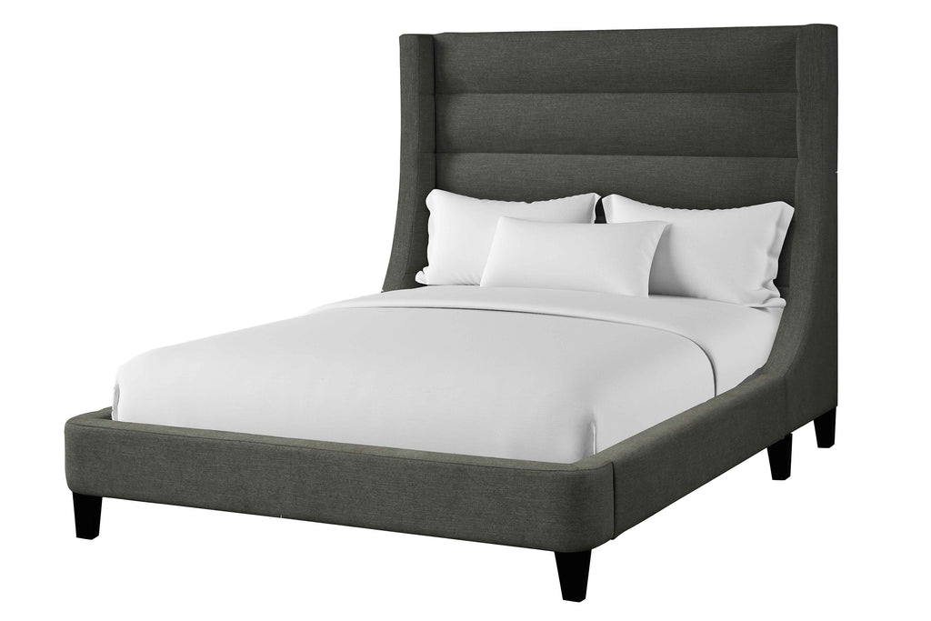 Modern Living - Jacob King Bed in Luxe Dark Grey - BJCB#9000-2-LDG