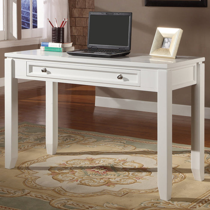 Modern Furniture - Boca 48 in. Writing Desk in Cottage White - BOC#347D