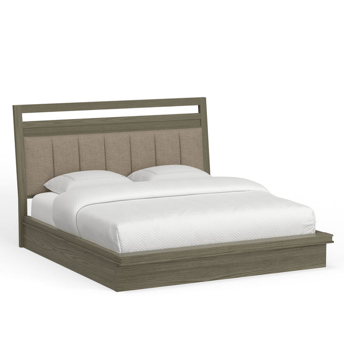 Modern Furniture - Pure Modern King Platform Bed in Moonstone - BPUR#1266-3