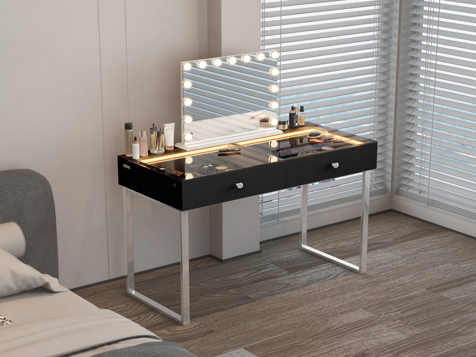 VANITII Alice Vanity Desk Pro - 2 Storage Drawers