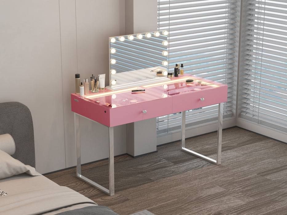 VANITII Alice Vanity Desk Pro - 2 Storage Drawers