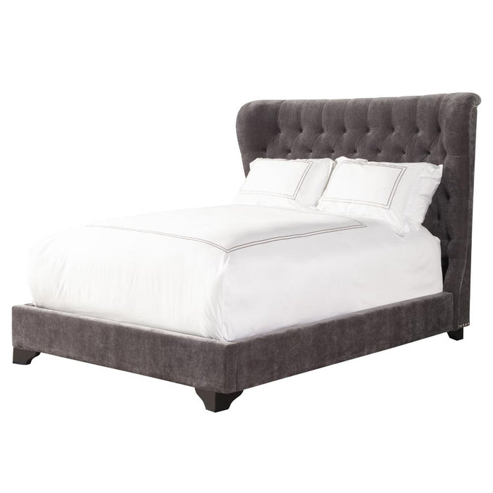 Modern Living - Chloe Queen Bed in Grey - BCHL#8000-2-FRE