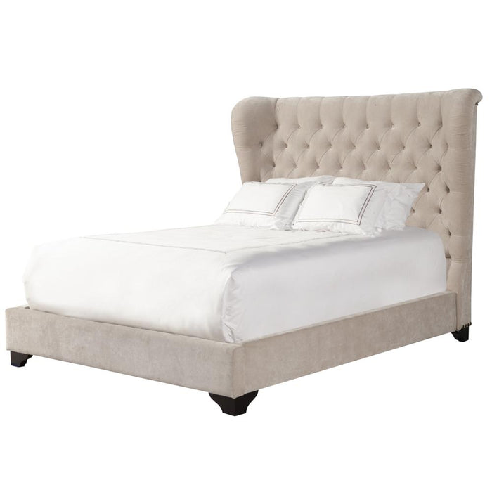 Modern Living - Chloe Queen Bed in Grey - BCHL#8000-2-MER