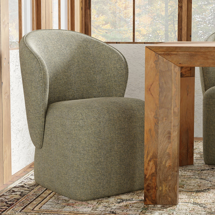 Modern Living - Bongo Dining Chair in Sage (Set of 2) - DBGO#DRC-QMSG