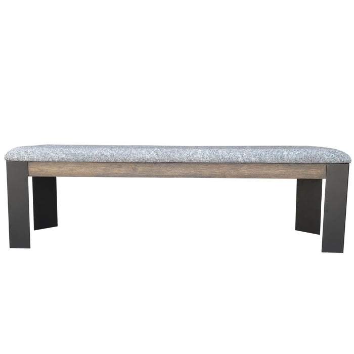 Modern Furniture - Cedar Fork Dining Bench in Smoked Arabica - DCED#1218-SMA