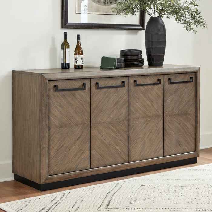 Modern Furniture - Cedar Fork Dining Sideboard in Smoked Arabica - DCED#66SB-SMA