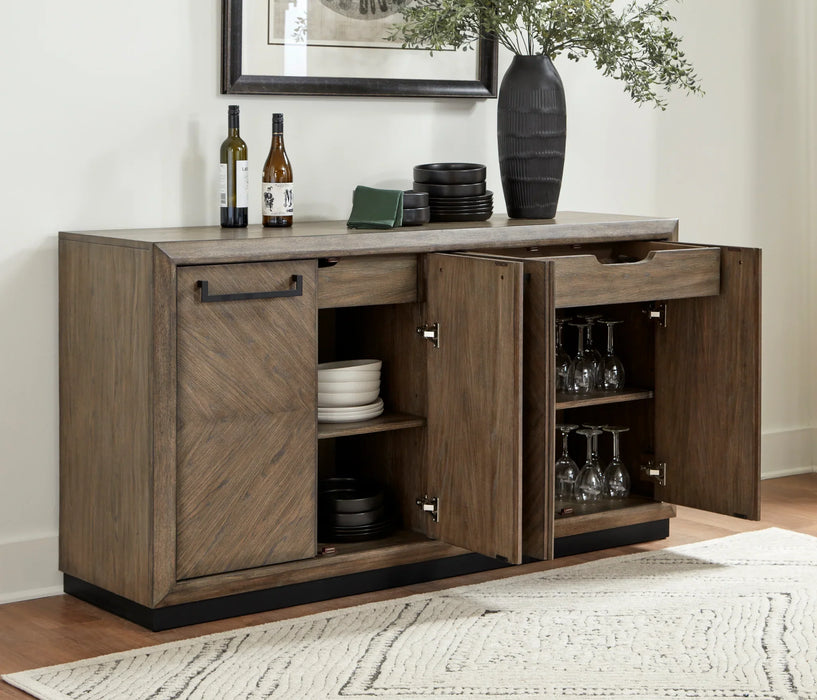 Modern Furniture - Cedar Fork Dining Sideboard in Smoked Arabica - DCED#66SB-SMA