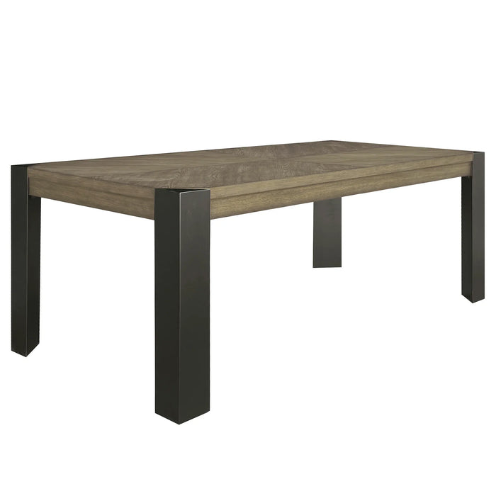 Modern Furniture - Cedar Fork Dining 78 in. Rectangular Dining Table in Smoked Arabica - DCED#78REC-SMA