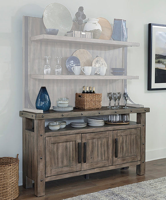 Modern Furniture - Lodge Buffet Server in Siltstone - DLOD#66B